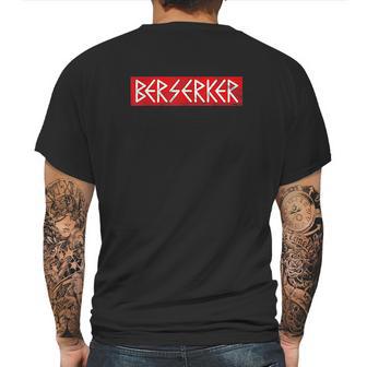 Berserker Viking Odin Thor Valhalla Midgard Vintage Mens Back Print T-shirt | Favorety DE