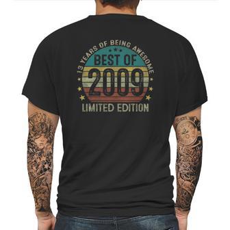 Best Of 2009 Limited Edition 13Th Birthday 13 Years Old Gifts Mens Back Print T-shirt | Favorety DE