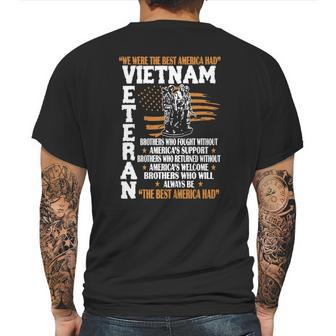 We Were The Best America Vietnam Veteran Mens Back Print T-shirt | Favorety