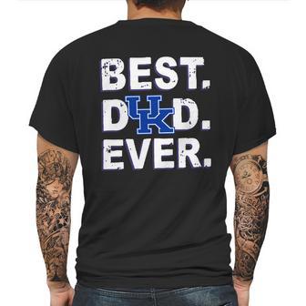 Best Dad Ever Kentucky Wildcats Father S Day Mens Back Print T-shirt | Favorety UK