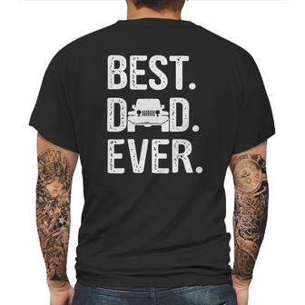 Best Dad Jeep Ever Mens Back Print T-shirt | Favorety