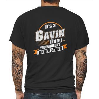 Best Gift For Gavin Gavin Mens Back Print T-shirt | Favorety AU