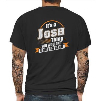 Best Gift For Josh Mens Back Print T-shirt | Favorety AU