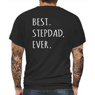 Best Stepdad Ever Capital Letter Step Dad Mens Back Print T-shirt | Favorety AU