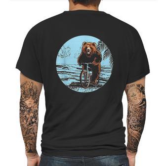 Bicycle Cycling Mtb Cyclist Bike Rider Mens Back Print T-shirt | Favorety AU