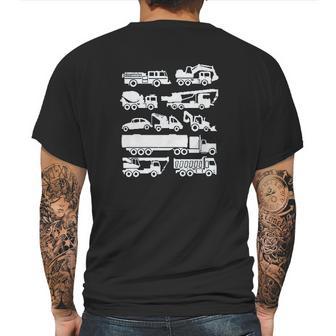 Big Boys Trucks Youth Mens Back Print T-shirt | Favorety AU