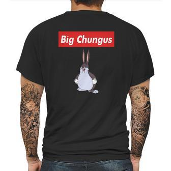 Big Chungus Shirt Mens Back Print T-shirt | Favorety