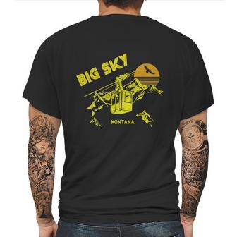 Big Sky Montana Mens Back Print T-shirt | Favorety CA