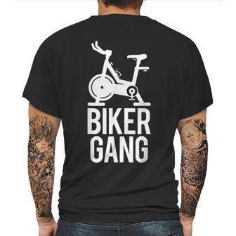 Biker Gang Funny Spin Saying Gym Workout Spinning Class Gift Mens Back Print T-shirt | Favorety UK