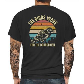 The Birds Work For The Bourgeoisie Vintage Retro Animal Mens Back Print T-shirt | Favorety DE