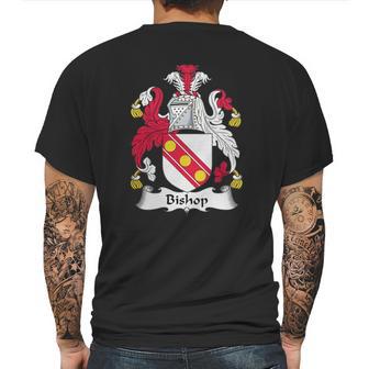 Bishop Family Crest Mens Back Print T-shirt | Favorety CA