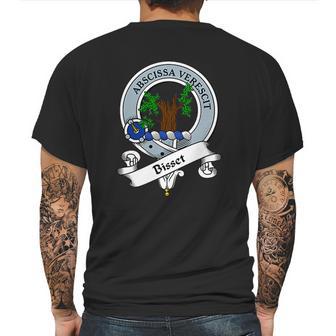 Bisset Clan Badge Scottish Clan Badges Mens Back Print T-shirt | Favorety UK