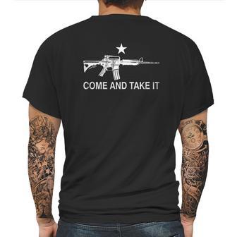 Black Ar 15 Come And Take It Mens Back Print T-shirt | Favorety CA