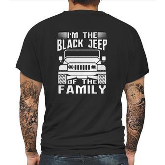 Mens Im The Black Jeep Of The Family Cool Offroad Gift T-Shirt Mens Back Print T-shirt | Favorety UK