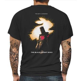 The Black Knight Rises Mens Back Print T-shirt | Favorety CA