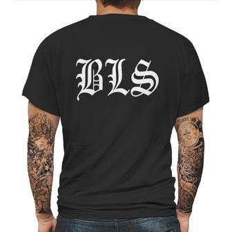 Black Label Society White Word Art Mens Back Print T-shirt | Favorety CA