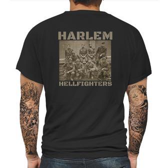 Black Military History Usa Black History Harlem Hellfighters Mens Back Print T-shirt | Favorety CA