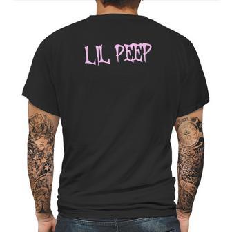 Black Og Lil Peep Logo Mens Back Print T-shirt | Favorety UK