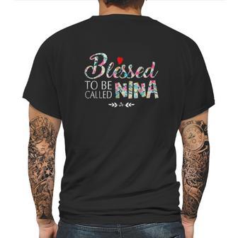 Blessed To Be Called Nina Mens Back Print T-shirt | Favorety DE