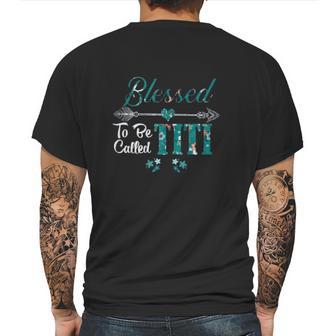 Blessed To Be Called Titi Mens Back Print T-shirt | Favorety AU