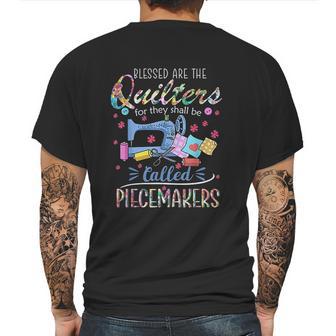 Blessed Are Piecemakers Mens Back Print T-shirt | Favorety UK