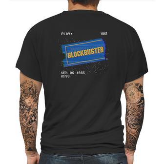 Blockbuster Video Store Video Vintage Mens Back Print T-shirt | Favorety