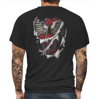 Blood Angels Armor Mens Back Print T-shirt | Favorety UK