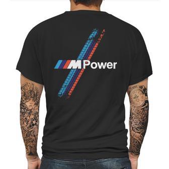 Bmw M Power Tyres Wheels T-Shirt Mens Back Print T-shirt | Favorety