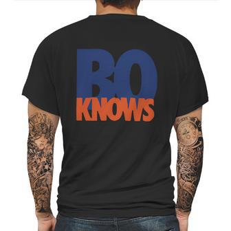 Bo Knows Mens Back Print T-shirt | Favorety