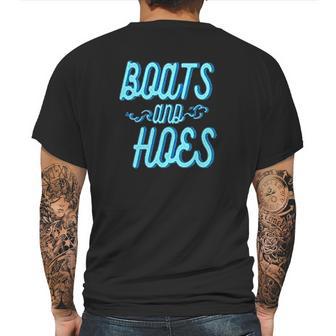 Boats And Hoes Funny Fashion Mens Back Print T-shirt | Favorety UK