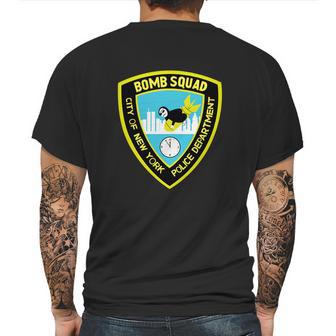 The Bomb Squad Nypd Cool Vector Mens Back Print T-shirt | Favorety