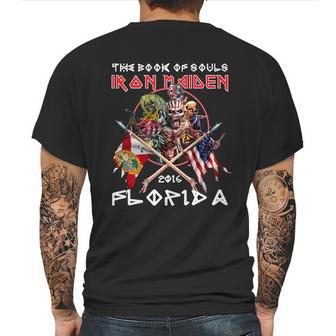 The Book Of Souls Iron Maiden 2016 Florida T Shirt Long Sleeve Hoodie Sweatshirt Mens Back Print T-shirt | Favorety UK