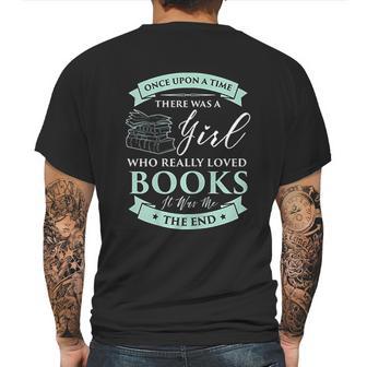 Books Loving Girl I Read Fairy Tale Bookaholic Idea Mens Back Print T-shirt | Favorety UK