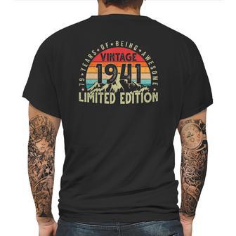 Born In 1941 Vintage Limited Edition 79 Years Old 79Th Bday Mens Back Print T-shirt | Favorety