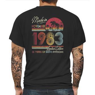 Born November 1983 Birthday Gift Made In 1983 38 Years Old Mens Back Print T-shirt | Favorety DE