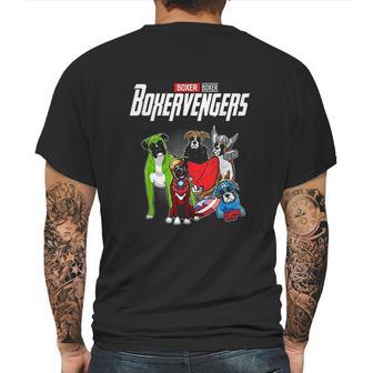 Boxervengers Funny Dog Boxer Mens Back Print T-shirt | Favorety AU