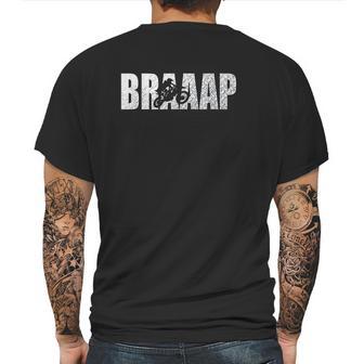 Braaap Motocross Mens Back Print T-shirt | Favorety UK