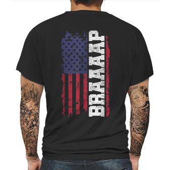 Braap American Flag Usa Patriotic Motocross Mens Back Print T-shirt | Favorety DE