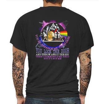 Brain Damage Lyrics Pink Floyd You Lock The Door And Throw Away Shirt Mens Back Print T-shirt | Favorety AU