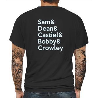 Brand88 - Supernatural Cast Adults Printed Mens Back Print T-shirt | Favorety CA