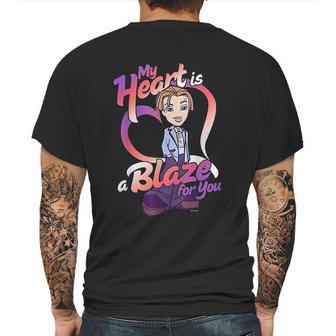 Bratz Cameron Heart Is Ablaze Mens Back Print T-shirt | Favorety DE