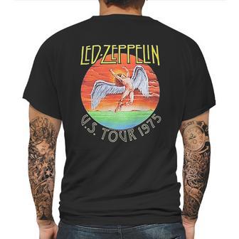 Bravado Led Zeppelin Usa Concert Tour 1975 Mens Back Print T-shirt | Favorety UK