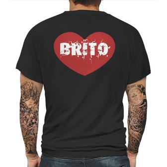 Brito - I Love Brito Mens Back Print T-shirt | Favorety AU