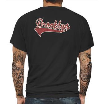 Brooklyn New York Ny Fitted Mens Back Print T-shirt | Favorety