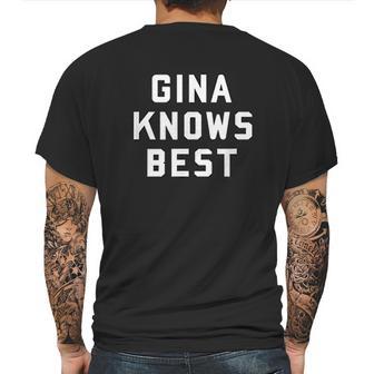 Brooklyn Nine Nine Gina Knows Best Mens Back Print T-shirt | Favorety