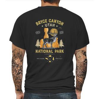 Bryce Canyon National Park Vintage Utah Deer Elk Mens Back Print T-shirt | Favorety UK