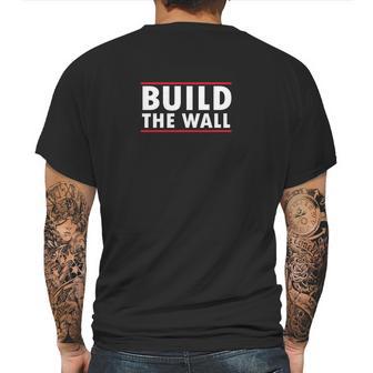 Build The Wall Mens Back Print T-shirt | Favorety CA