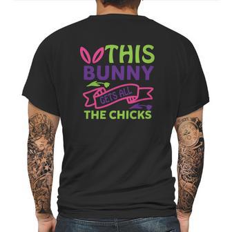 This Bunny Gets All The Chicks Simple Mens Back Print T-shirt | Favorety AU