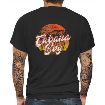 Cabana Boy Retro Classic Pool Boy Palm Beach Mens Back Print T-shirt | Favorety CA