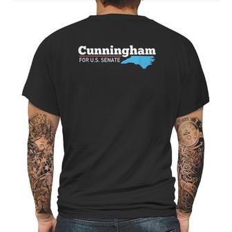 Cal Cunningham For Senate 2020 North Carolina Senator Mens Back Print T-shirt | Favorety UK